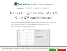 Tablet Screenshot of bastianoso.de